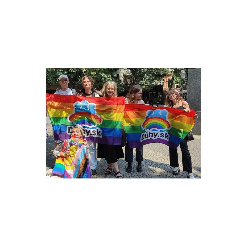 Malá dúhová vlajka do ruky - Dúhy.sk